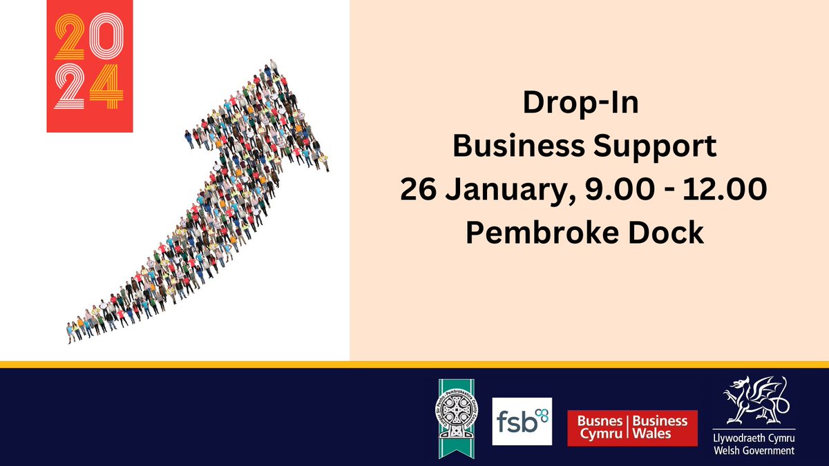 Starting a new business? Marketing? Finance? Whatever your questions, call into the Bridge Innovation Centre, Pembroke Dock for free business support on the 26 January ow.ly/SlWK50MROXX