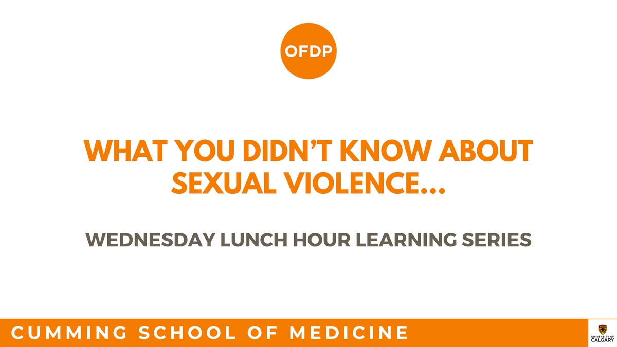 Have you signed up for this series of webinars yet? Join CSM/AHS Sexual Violence Educator &amp; <a href="/UCalgary/">U Calgary</a>  Sexual Violence Prevention &amp; Support team at tomorrow's session ⬇️

"What should I know about secondary trauma &amp; compassion fatigue"

Registration: bit.ly/48SxQOi