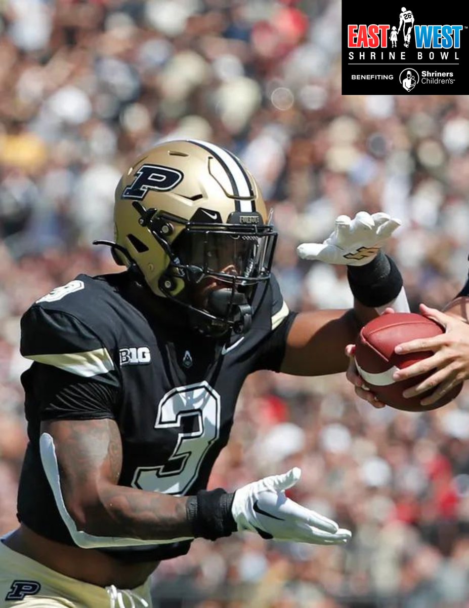 East-West Shrine Bowl (@shrinebowl) on Twitter photo #ShrineBowlBound ✅
RB Tyrone Tracy Jr. (<a href="/TyroneTracy/">TYRONE TRACY JR</a>) from <a href="/BoilerFootball/">Purdue Football</a> has officially accepted his invitation to play in the 2024 East-West <a href="/ShrineBowl/">East-West Shrine Bowl</a>!
#BoilerUp | #ShrineBowlWhosNext😎 #ShrineBowlBound ✅
RB Tyrone Tracy Jr. (<a href="/TyroneTracy/">TYRONE TRACY JR</a>) from <a href="/BoilerFootball/">Purdue Football</a> has officially accepted his invitation to play in the 2024 East-West <a href="/ShrineBowl/">East-West Shrine Bowl</a>!
#BoilerUp | #ShrineBowlWhosNext😎