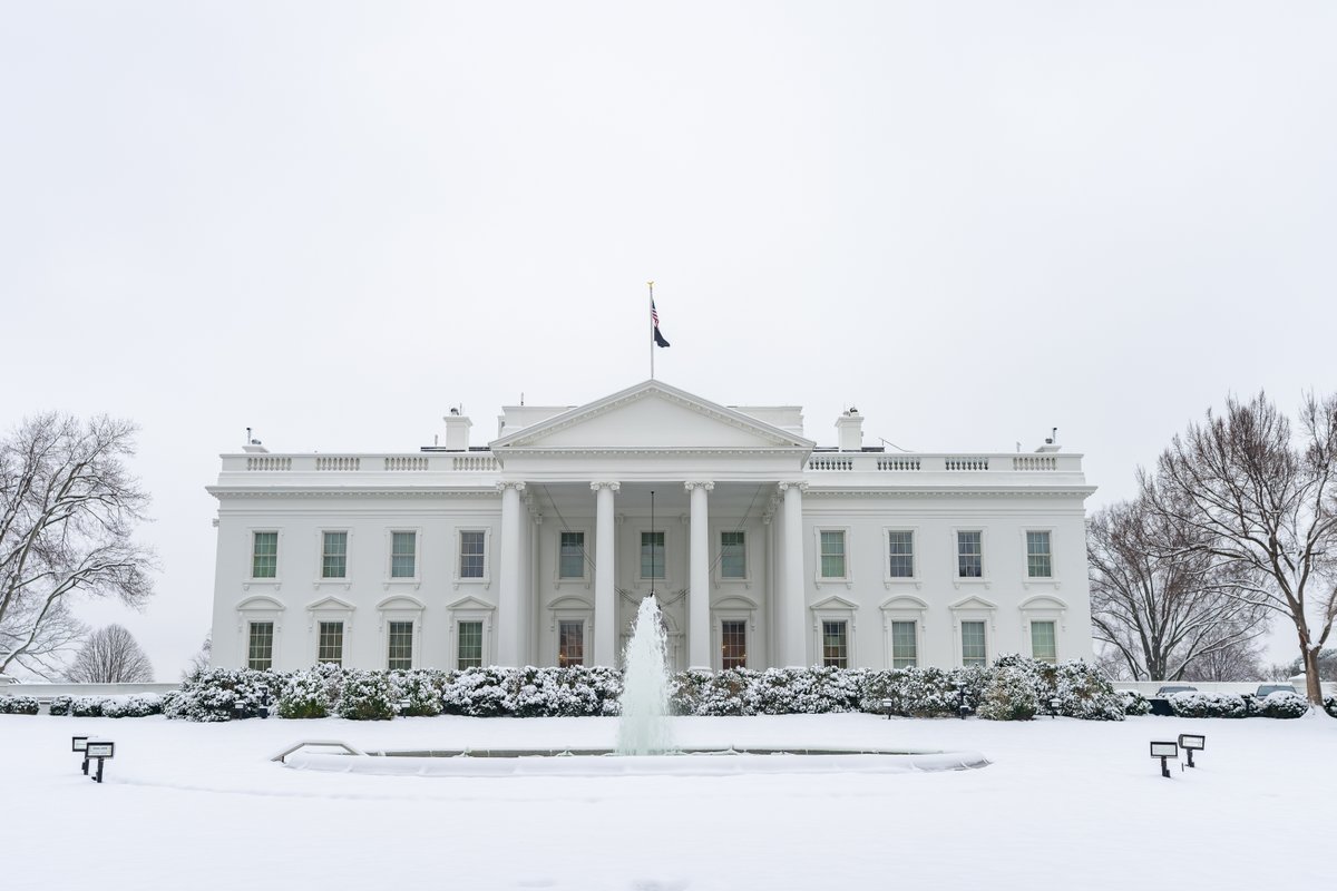 Snow Day at the White House on January 16, 2024.