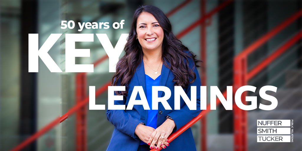 nstpr's tweet photo. NST is celebrating the big 5-0! In our first blog of the year, NST President and Partner Teresa Siles is here to share 12 key learnings that help the agency stand the test of time. 

https://t.co/GrevXjujyB

 #SanDiegoPR #Anniversary https://t.co/PUQBalnriL