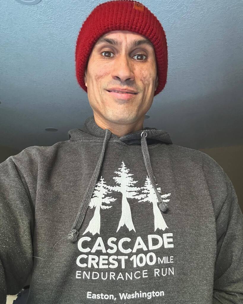 Still no power in our home, but I’m warm & fuzzy inside cuz I just found out I’ll be racing @cascadecrest100 this July! I’ll be wearing this warm hoodie from my 2015 finish all day today too! Stoked!! #cascadecrest100 #ultramarathon #trailrunning #ultr… instagr.am/p/C2K9AoUv1_F/