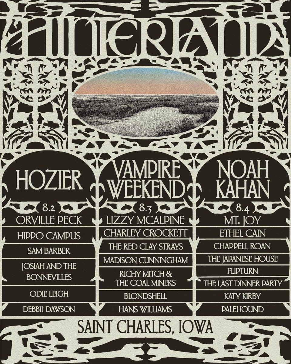 MusicFestivalWizard (@festivalwizards) on Twitter photo Another lineup drop... <a href="/hinterlandiowa/">Hinterland</a> brings Noah Kahan, Vampire Weekend, Ethel Cain, and more to the stage this year! See the full lineup so far here musicfestivalwizard.com/festivals/hint…
#hinterland2024 Another lineup drop... <a href="/hinterlandiowa/">Hinterland</a> brings Noah Kahan, Vampire Weekend, Ethel Cain, and more to the stage this year! See the full lineup so far here musicfestivalwizard.com/festivals/hint…
#hinterland2024