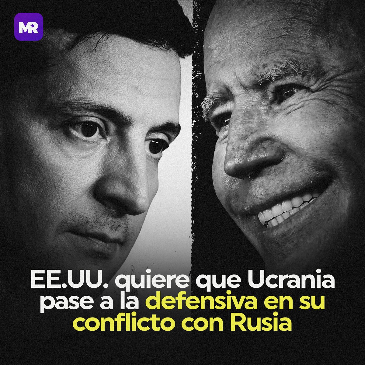 𝐄𝐄.𝐔𝐔. 𝐪𝐮𝐢𝐞𝐫𝐞 𝐪𝐮𝐞 𝐔𝐜𝐫𝐚𝐧𝐢𝐚 𝐩𝐚𝐬𝐞 𝐚 𝐥𝐚 𝐝𝐞𝐟𝐞𝐧𝐬𝐢𝐯𝐚 𝐞𝐧 𝐬𝐮 𝐜𝐨𝐧𝐟𝐥𝐢𝐜𝐭𝐨 𝐜𝐨𝐧 𝐑𝐮𝐬𝐢𝐚

1/1 🇺🇸 La Casa Blanca insta a #Ucrania a ajustar su enfoque en el conflicto con #Rusia, pasando de una postura ofensiva a una defensiva.