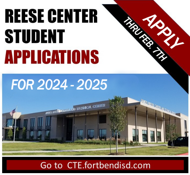 FB_IBMA's tweet photo. FBISD Career &amp; Technical Education (CTE) programs 2024-25 interest form (application) is open.  

Apply at https://t.co/MmKQxp8jMp &amp; select your program area. 

The deadline is 11:59 p.m., February 4, 2024. All FBISD students currently in grades 9-11 are encouraged to apply. https://t.co/Zhn5bfDiIF