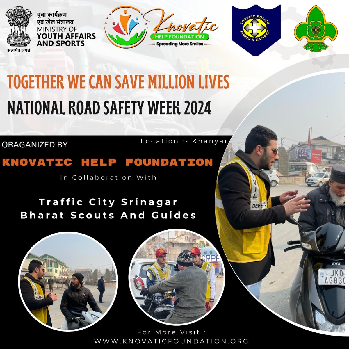 Knovatic_found's tweet photo. Life has no reset button, drive carefully. 
Today at Khanyar, Srinagar in collaboration with @SSPTFCSGR @nyksindia https://t.co/sNJOl64v9s