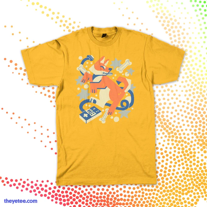 We just witnessed the ultimate cheese strats today.  Show your support for Peanut Butter and  with GOOD BOY! available in our  collection! $6 from each tee sold goes to  theyetee.com