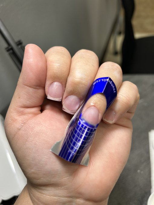 I returned today to the Nail School and we started learning the different type of doing nails.  I did<a href="/tag/mvsales"class="tags"><span>#mvsales</span></a>
