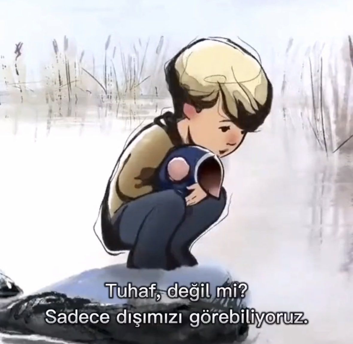 CryptoWolfManTR's tweet photo. "Tuhaf, değil mi? Sadece dışımızı görebiliyoruz. Ama her şey içimizde oluyor..” https://t.co/HwYCxtaDzk