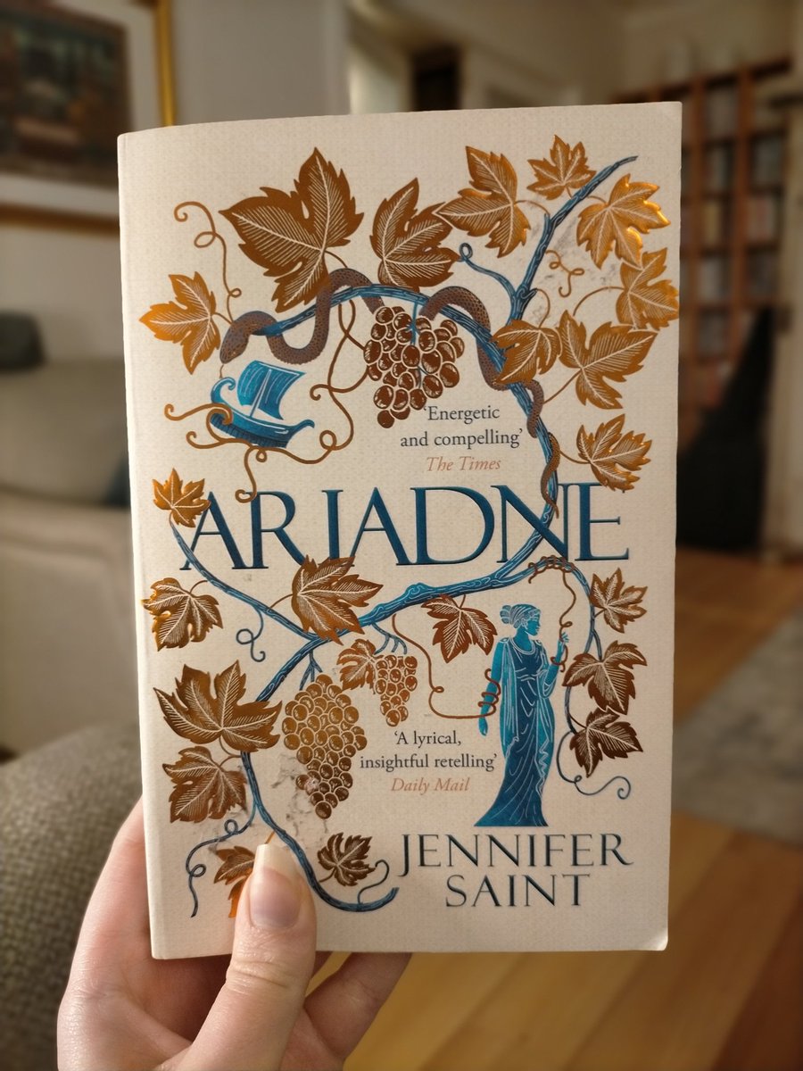 elderflowered's tweet photo. 5. 'Ariadne' by Jennifer Saint

I really enjoyed Saint's take on the story of Ariadne and how she didn't say away from the horror, tragedy,  and complexity. Only thing I'll say is I found the timeline and two perspectives difficult to follow

4⭐ https://t.co/uqkjSYuTFF