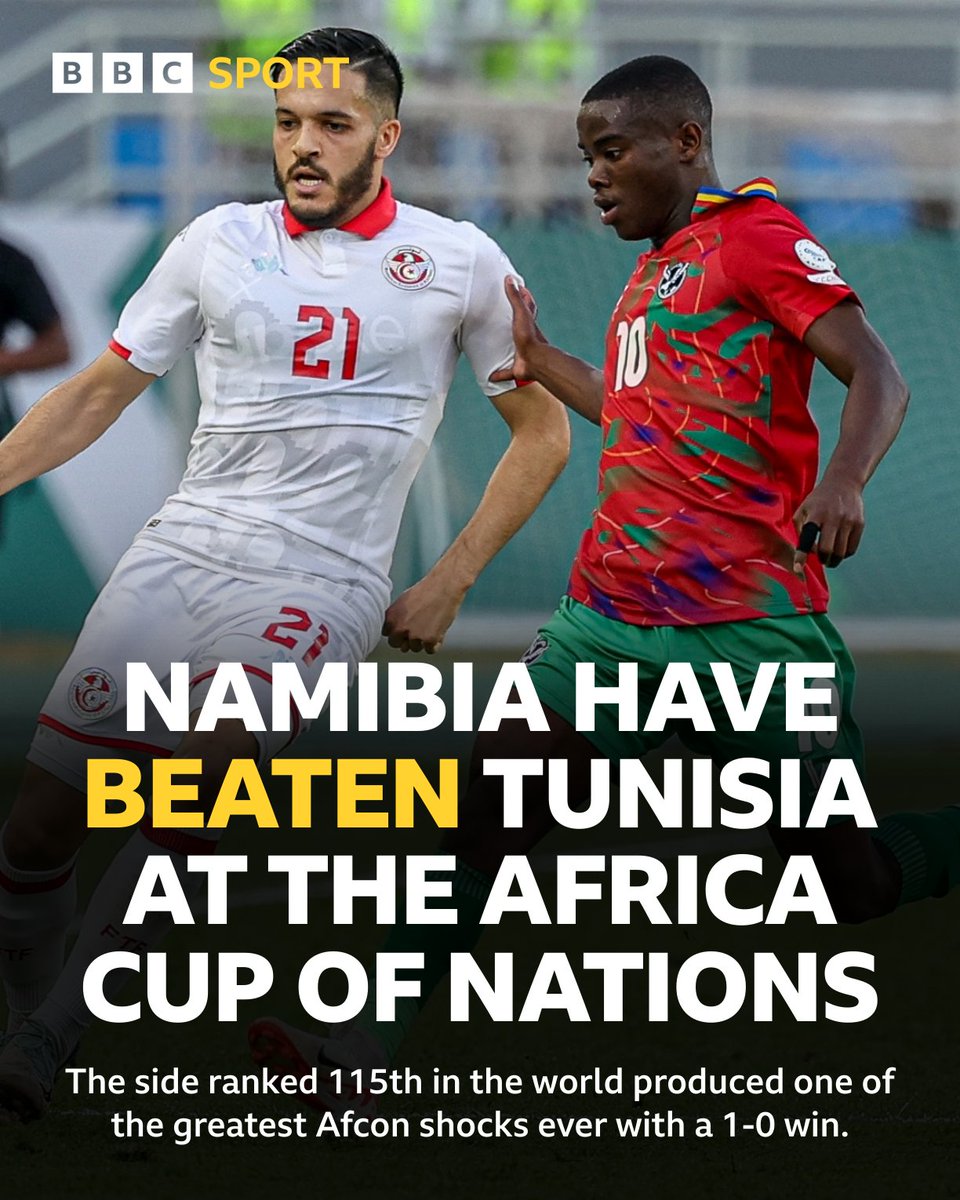 BBCSport's tweet image. Incredible scenes! 🇳🇦

#BBCFootball #AFCON2023