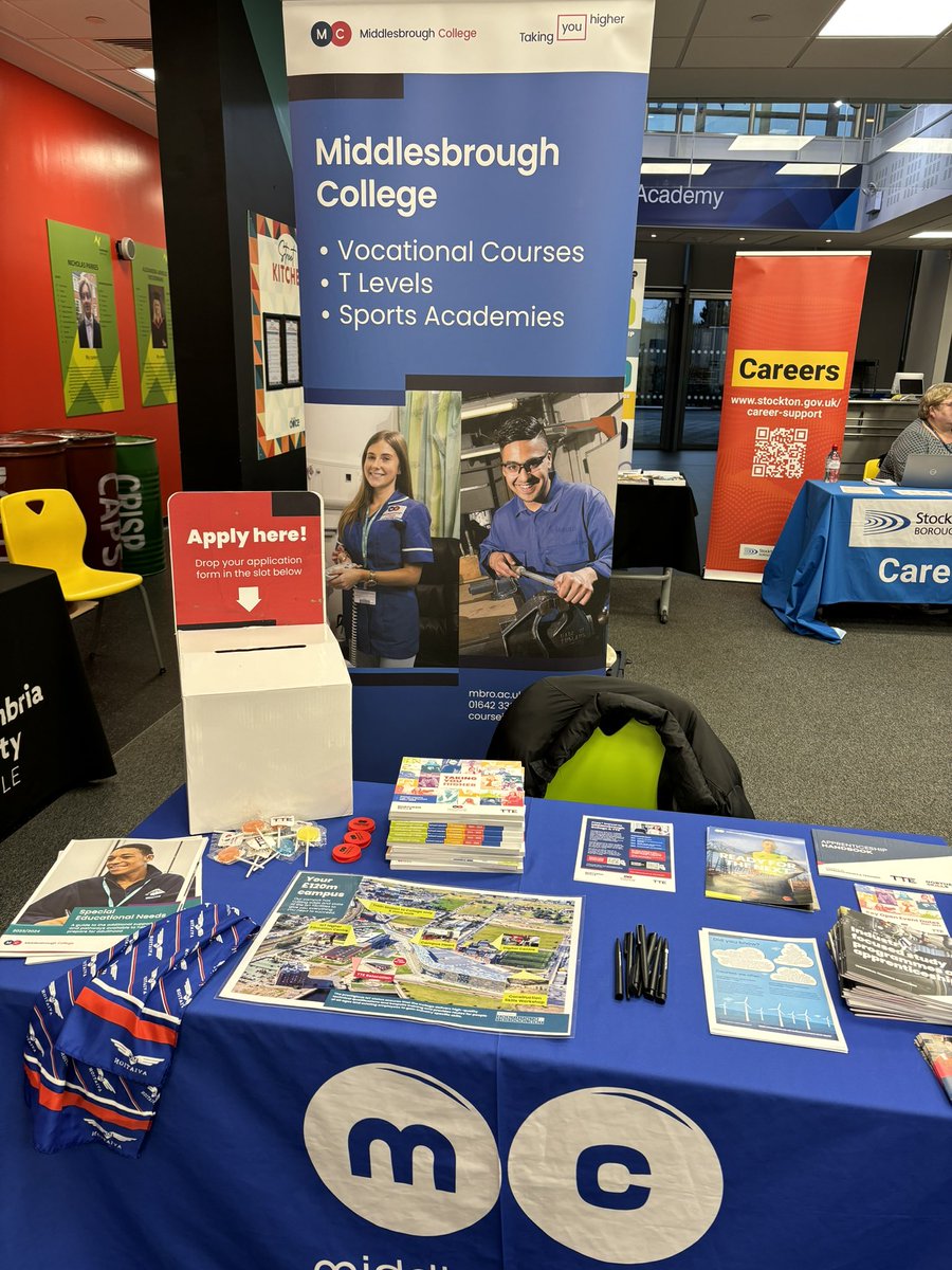 Thanks to @NunthorpeA for having us at their careers fair this evening 🤩