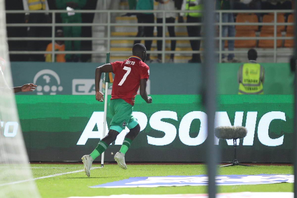CAF_Online's tweet photo. HISTORY WRITTEN. ✍️ 

Namibia get their first ever TotalEnergies AFCON win! 🤩🇳🇦

#TotalEnergiesAFCON2023 l @Official_NFA https://t.co/4hU8nnGu2N