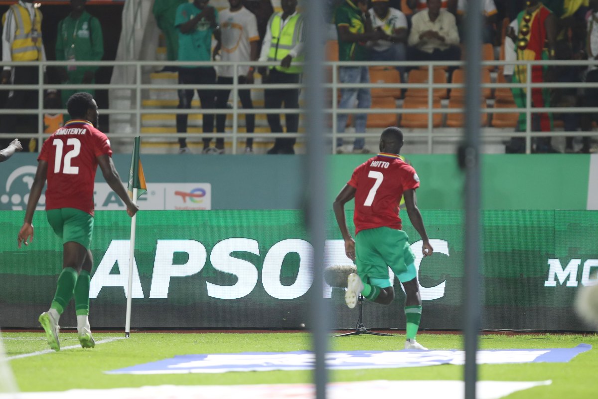 CAF_Online's tweet photo. HISTORY WRITTEN. ✍️ 

Namibia get their first ever TotalEnergies AFCON win! 🤩🇳🇦

#TotalEnergiesAFCON2023 l @Official_NFA https://t.co/4hU8nnGu2N