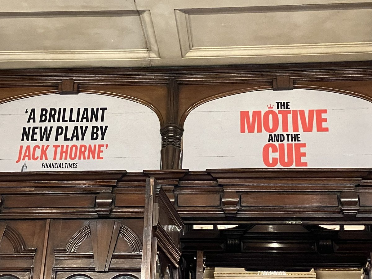 “The Motive and The Cue” is excellent - and it’s so good to see something original. My one query is - why hasn’t Tuppence Middleton, a superb Elizabeth Taylor, got top billing with Mark Gatiss (John Gielgud) & Johnny Flynn (Richard Burton)? All are equally as good as each other.