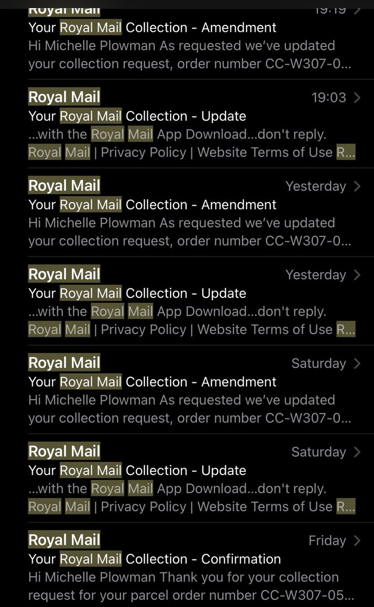 meeshybob's tweet photo. @RoyalMailHelp what do I have to do to get you to come collect the Amazon return that’s taking up a quarter of my porch space since Friday?!! Beyond a joke… https://t.co/OU7AhRGNJt