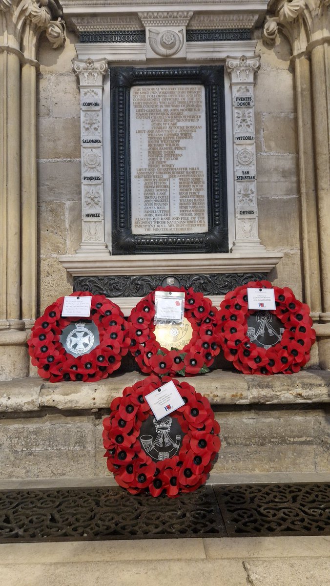 @mcribbHistory We commemorated Sir John Moore's death with a memorial service in York Minster today. #TheRifles