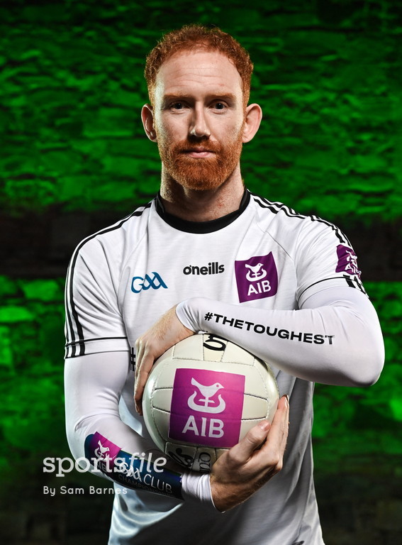sportsfile's tweet photo. Big week! 

AIB ambassadors Conor Glass of @WattyGrahamsGAA and Brian Stack of @StBrigidsRos at a media event ahead of the AIB GAA Senior Club Championship Football All-Ireland Final this Sunday!

📸 @SportsfileSam 

https://t.co/Q629j24Bbp

#TheToughest #GAA https://t.co/6XS7C0Xn8e