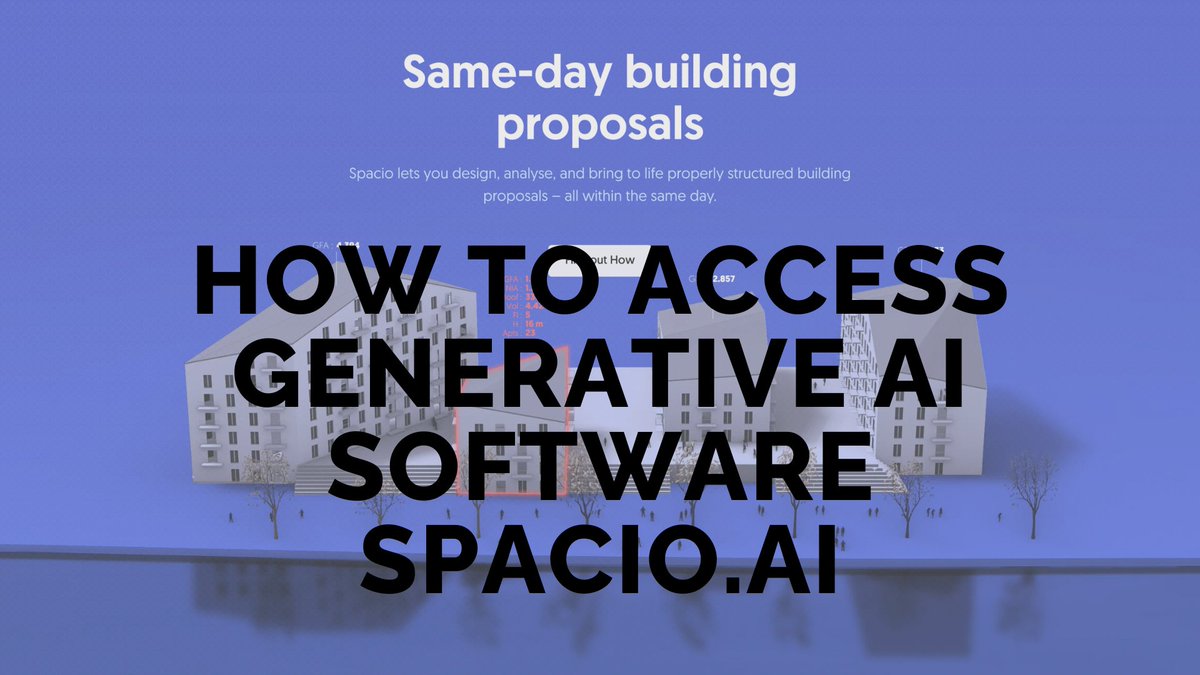 Allister Lewis (@allisterlewis) on Twitter photo Want to see a QUICK video on how to get ACCESS to #generativeai SOFTWARE <a href="/Spacioai/">Samuel Diaz</a>? Super short 50s introduction to this AMAZING software! #aec #generativeai #bim #architecture #construction #architects youtube.com/watch?v=rdPfGP… Want to see a QUICK video on how to get ACCESS to #generativeai SOFTWARE <a href="/Spacioai/">Samuel Diaz</a>? Super short 50s introduction to this AMAZING software! #aec #generativeai #bim #architecture #construction #architects youtube.com/watch?v=rdPfGP…