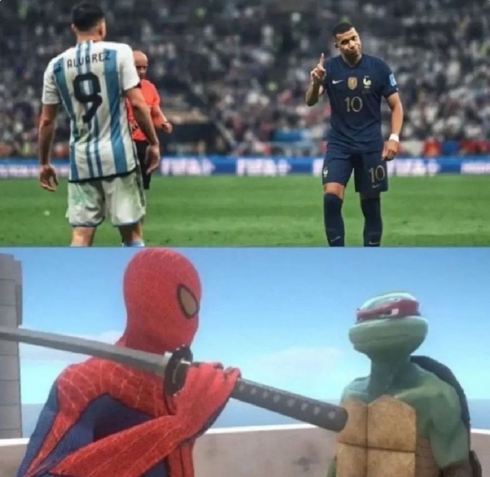 COMOFULBO's tweet photo. Yo: "tuve un sueño raro"
- "que soñaste"
Yo: eee no me acuerdo

#futbol #fulbol #fulbo #julianalvarez #Mbappe #Mbappé #laaraña #latortuga https://t.co/GAC75SVZSR