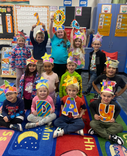 Celebrating 100 days of school Anthem Rocket style!!!
