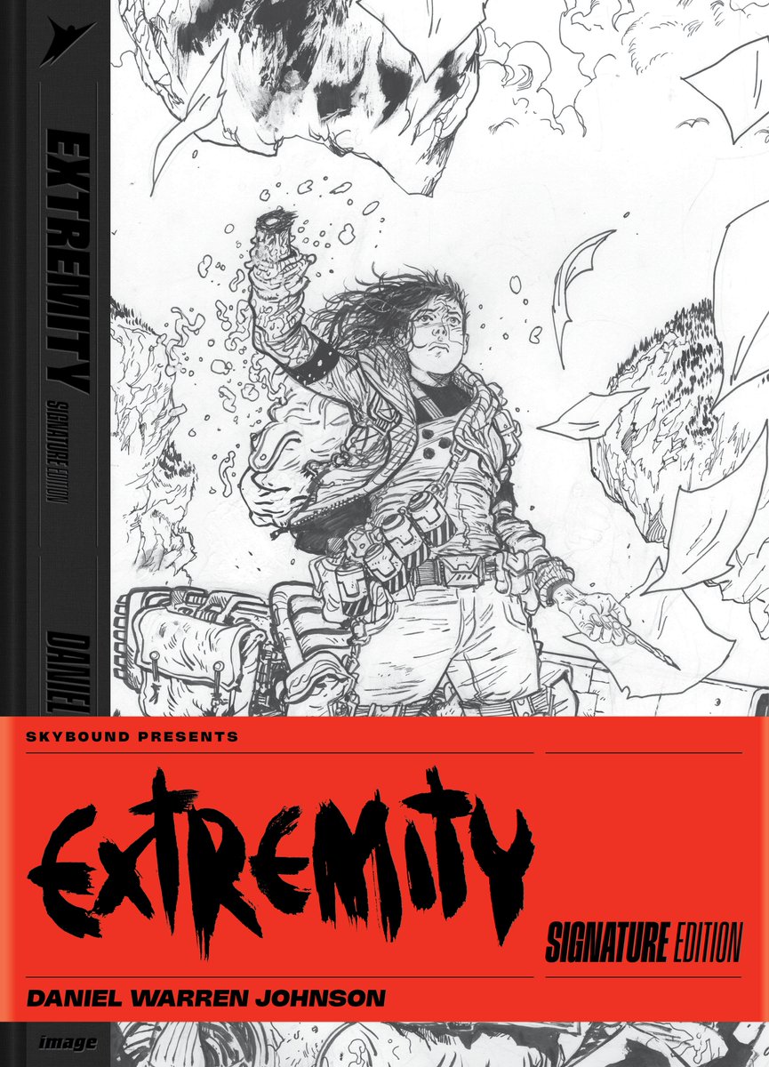 My 2017 @ImageComics @skybound series EXTREMITY is getting the artist edition treatment!!! Full board size, raw scans, all 12 issues! IMHO you do not want to miss this. COMING TO KICKSTARTER MARCH 5th! 🔗 below for more info!!! 