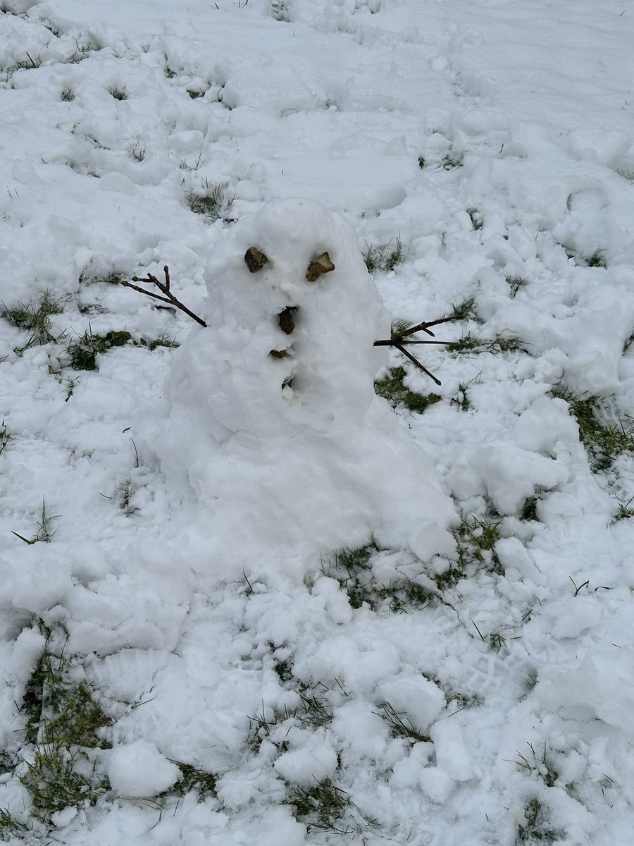 sueellen25's tweet photo. Sophia wanted to show you her little snowman ⛄️ @BHCohort2729 https://t.co/pqcU4LBZac