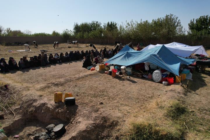 UNDP's tweet photo. “I can finally sleep because I am safe,” says 61-year-old #HeratEarthquake survivor Fatima. After spending months in makeshift tents in the freezing cold, she finally has a shelter to call home.

@UNDPaf remains committed to supporting the most vulnerable. https://t.co/ztCE7xV60c https://t.co/DyEAf42fNU