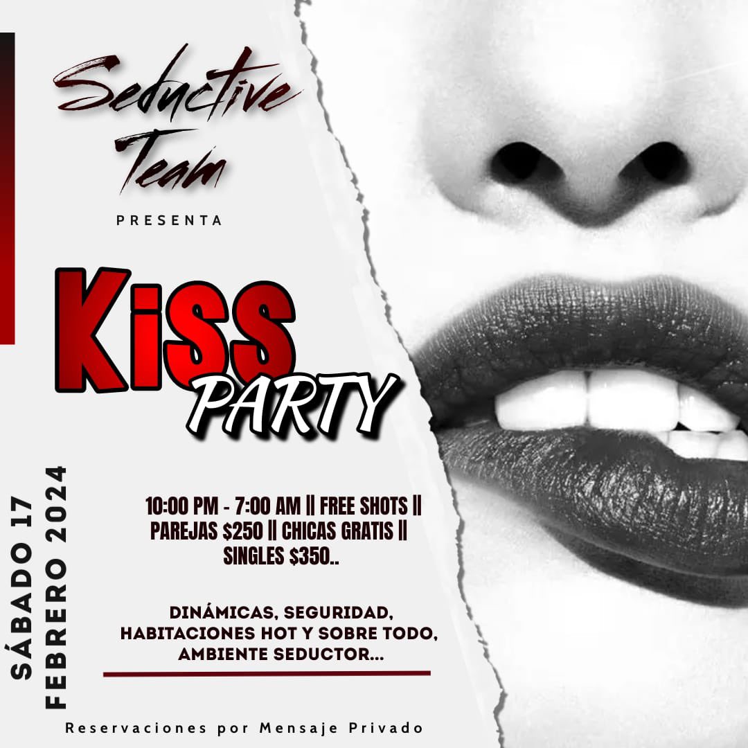 Ya falta poco para la Kiss Party ven y pasa una gran noche y cumple todas tus fantasías aquien vamos a ver esa noche 🔥🤤 

Espera más fotos sensuales cómo está 🍑🍆🏀🏀

Quedan pocos lugares no te quedes fuera informes por MD

#SeductiveTeam 
#KissParty