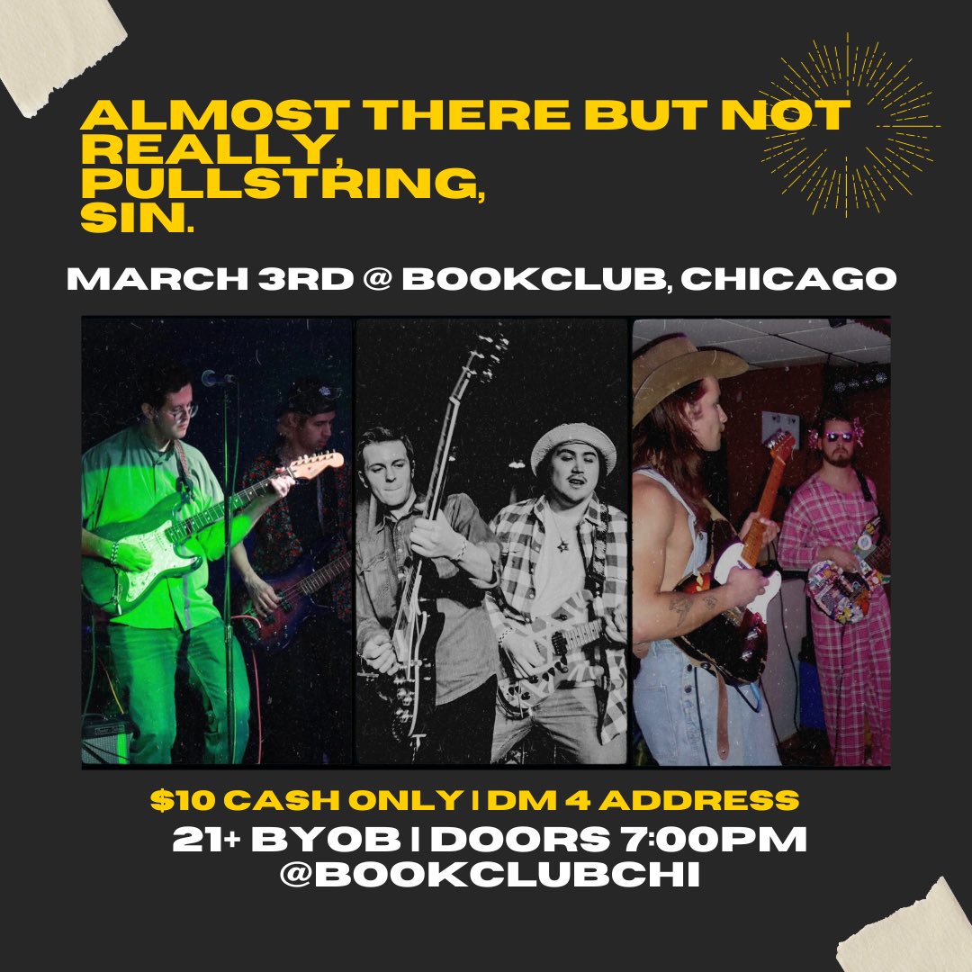 pullstringband's tweet photo. Part 1: Dropping some lineups for our upcoming Spring Fever ‘24 tour! We’re so pumped to playing with super talented local artists at each of our stops. 🎸🤘🏼
#Pullstring #minneapolis #saintpaul #mn #livemusic #band #local #localmusic #localband #tour #midwest https://t.co/kzkYX4Z3rM