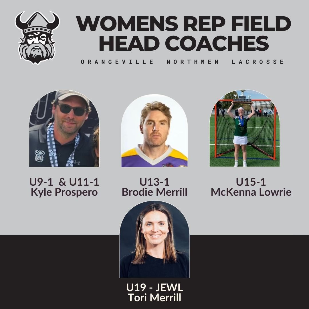 We are excited to announce the Head Coaches of our 2024 Rep Women’s Field Lacrosse teams.  Second team coaches will be announced once the first team has been made.  #northmenproud #blackandsilver #hornsup