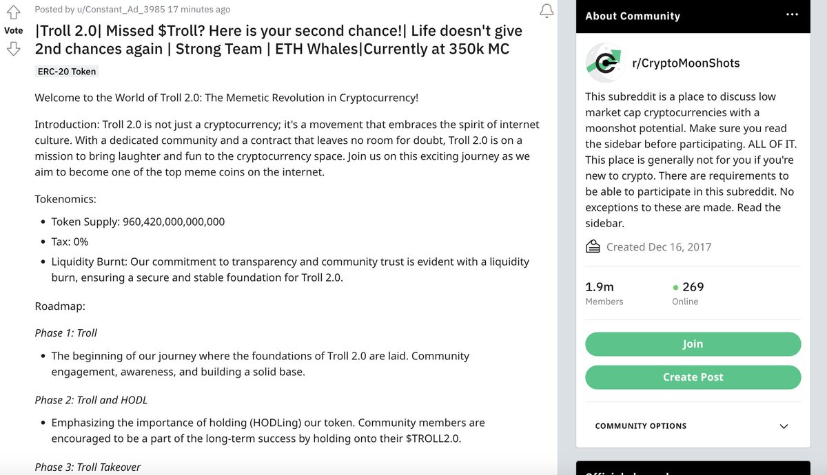 Troll2ERC20's tweet photo. https://t.co/Ety7xoavF8 https://t.co/6UZNLLR3M0