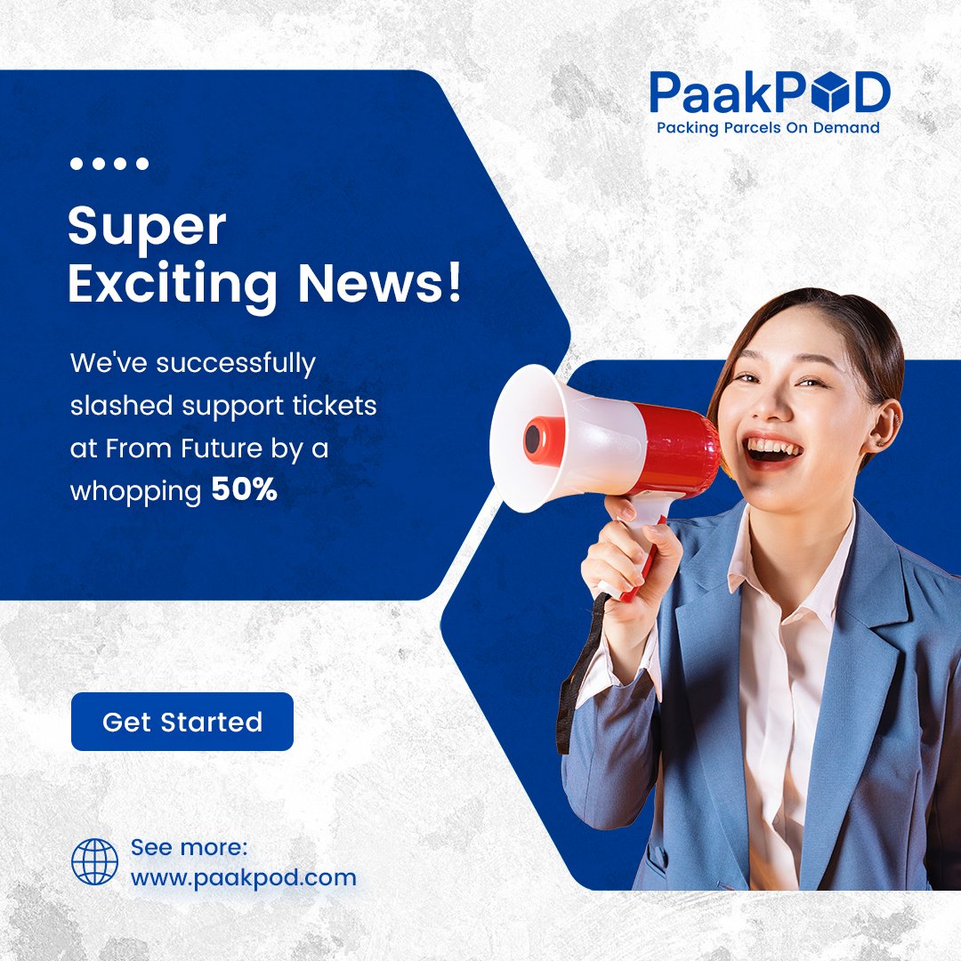 PaakPOD cut our support tickets in half by streamlining email tracking! Elevating our customer support game and saving time. 

#SupportTicketSlash #Efficiency
#TechGameChanger #InnovationCelebration #PaakPOD #Ecommerce #PaakPODPulse
#FulmentService  #VibrantDeliveryExperience