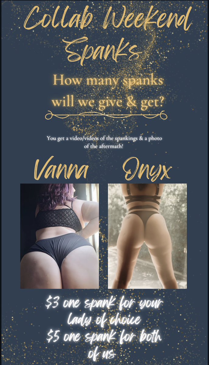 theOGonyx's tweet photo. Come give us some spanks 😈
Collab is only a few days away 😍😛 https://t.co/JKLZgQgu8L