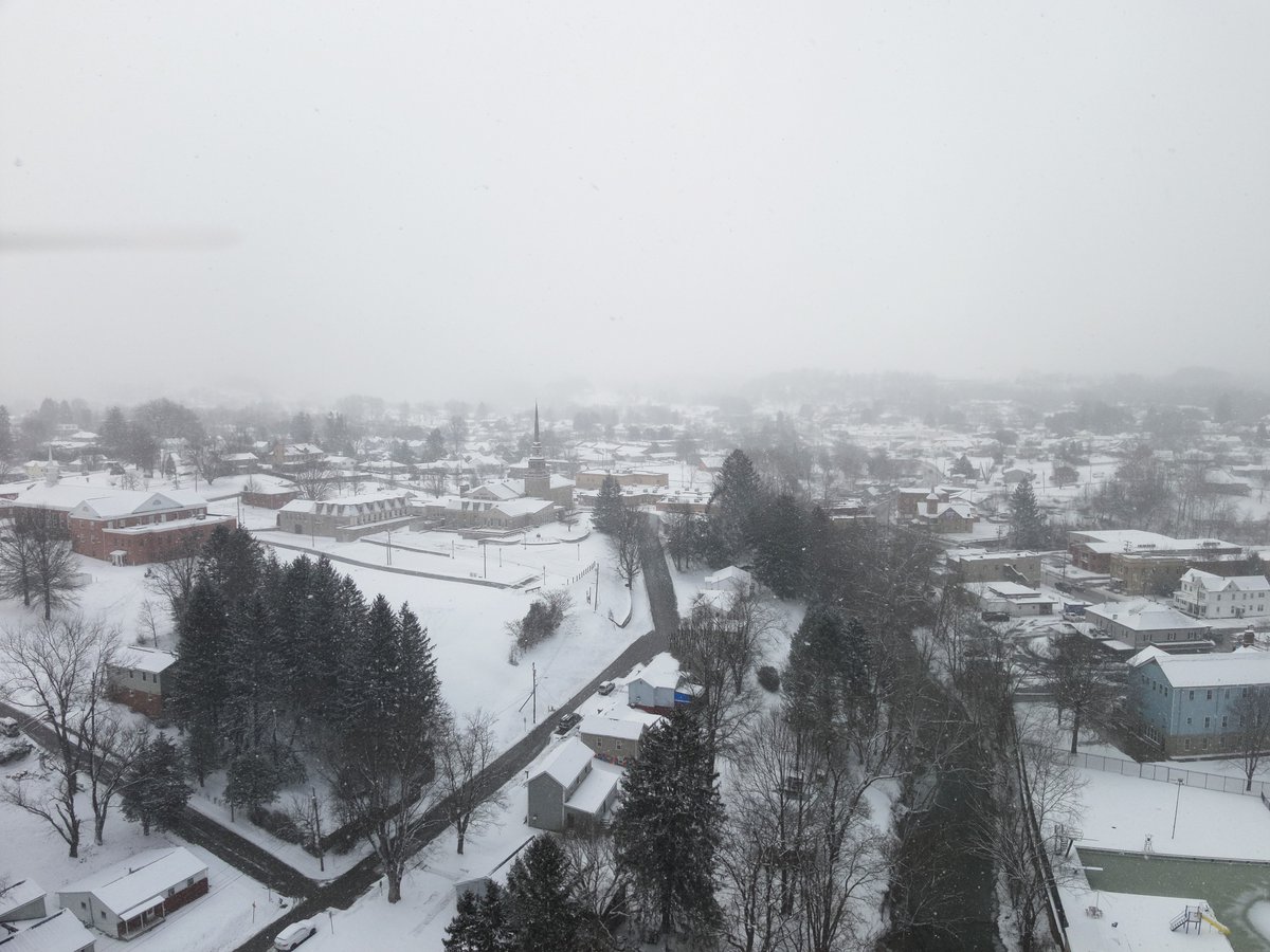 BridgeportOem's tweet photo. It is a winter wonderland outside!
Snow has pretty much ended for our area but dangerously cold temperatures persist through tomorrow afternoon. Be aware of icy spots while driving, roads may refreeze this evening. Allow yourself extra travel time and drive carefully!
#wvwx https://t.co/7wX40O1P0K