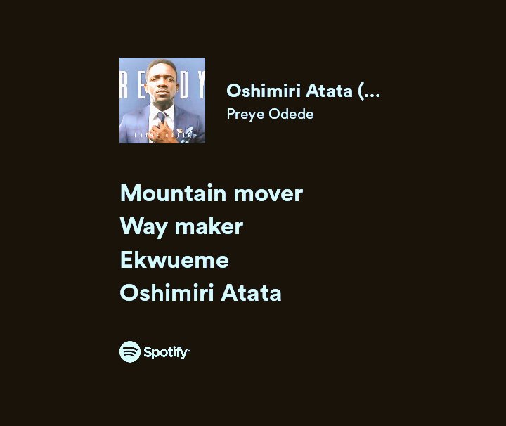 ClareKanyesige's tweet image. Oshimiri Atata🎶
open.spotify.com/track/5rvcDemd…
#PreyeOdede🔥