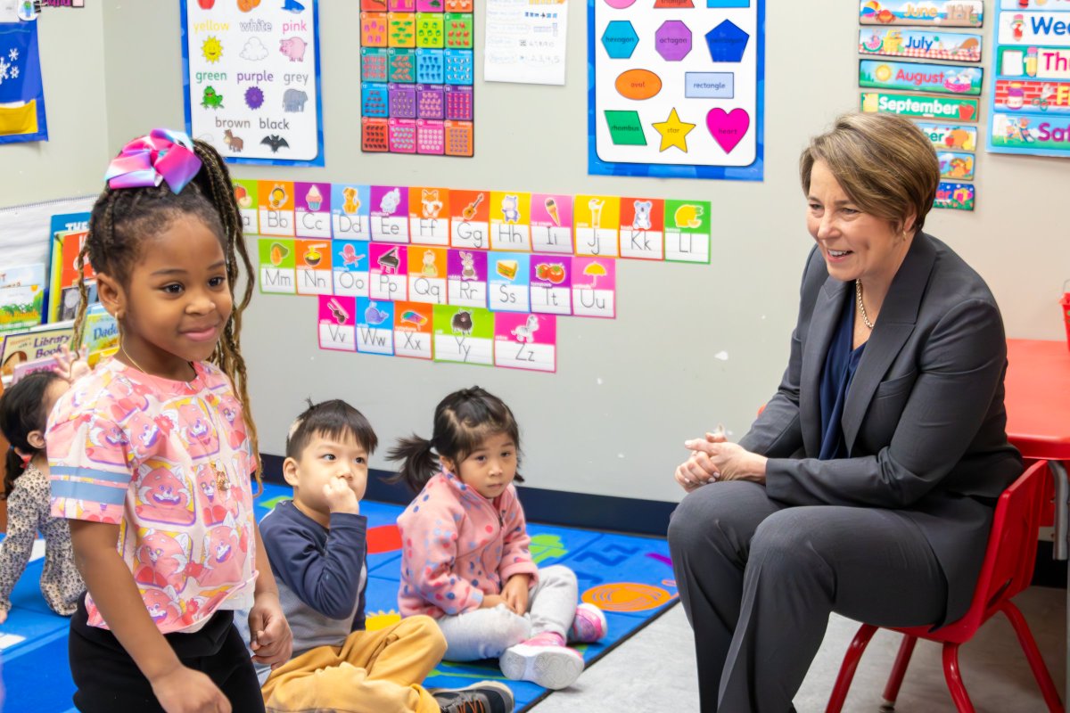 MassEducation's tweet photo. We are making systemic changes for the next generations of MA residents by:
☑️ expanding access to child care financial assistance
☑️ increasing access to preschool in Gateway Cities
☑️ continuing C3 funds 
☑️ approaching early ed with the whole of our state government https://t.co/WQATz55FiO
