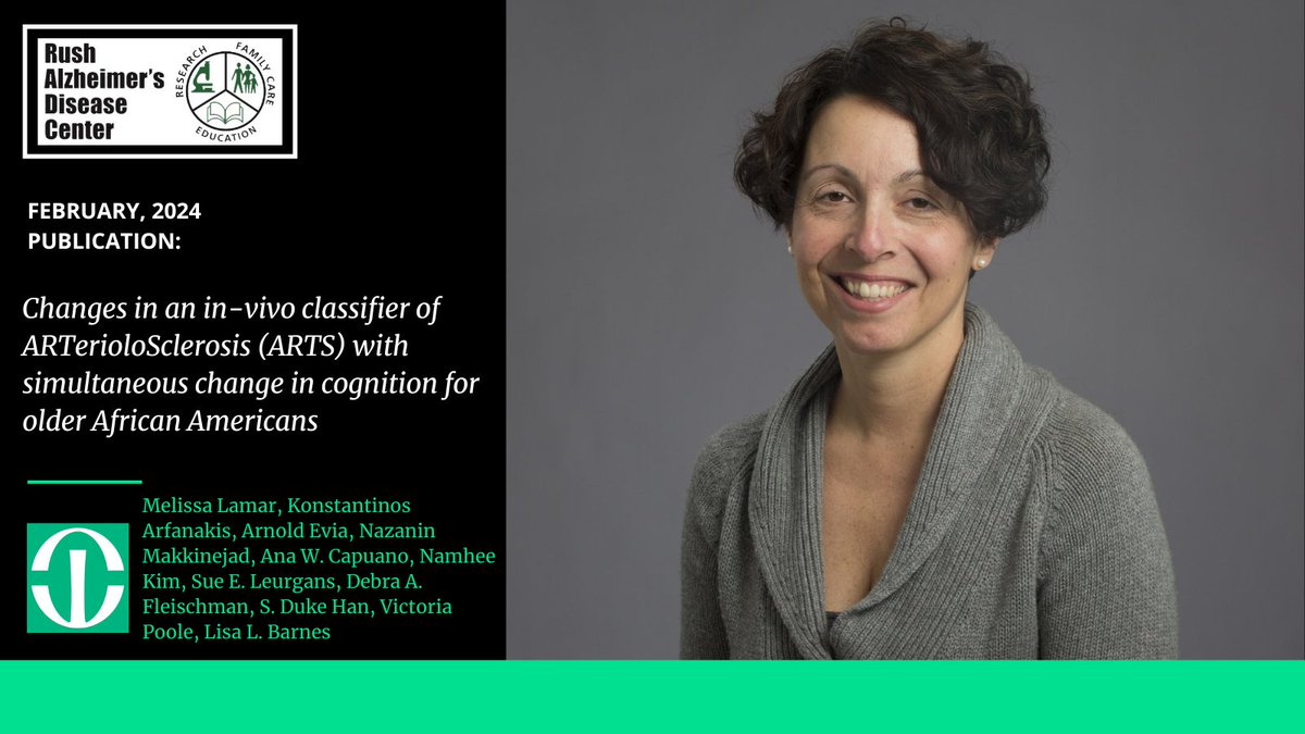 New publication from @DRMLamar, @Beyoung40 and colleagues showing a novel in-vivo classifier of #ARTerioloSclerosis (ARTS) from @MRIatIIT increases over time in #older #Black #adults w/ faster increases associated w/ faster rates of #cognitive decline. sciencedirect.com/science/articl…