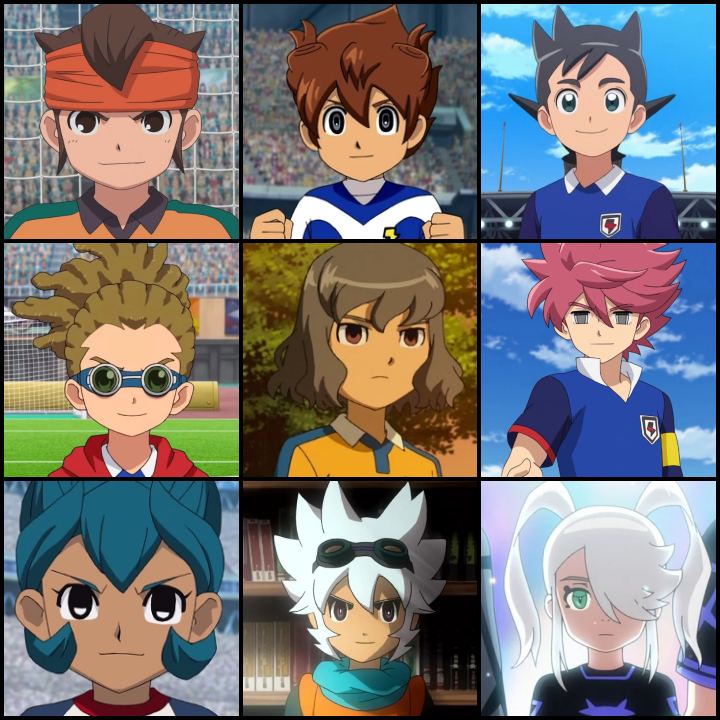 ishido00's tweet photo. Si vous deviez en choisir un seul parmi eux pour être le capitaine de votre équipe Inazuma Eleven Victory Road, ce serait qui ? ⚡️ https://t.co/noAxJpVwkv