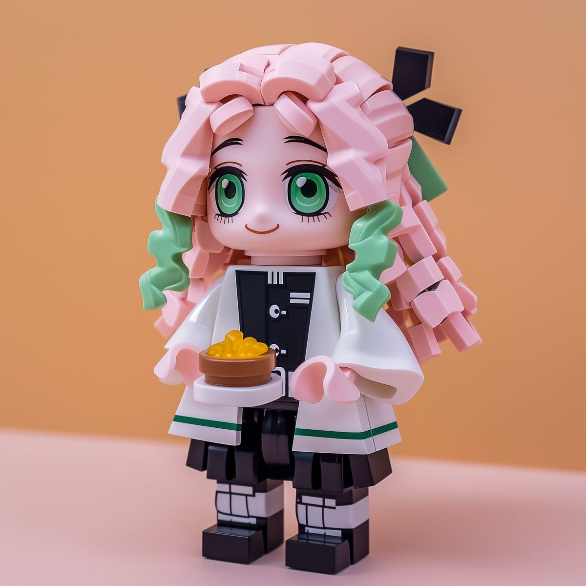 TheAOIA's tweet photo. My partner recently started using MidJourney with me, and after the love everyone showed her demon slayer animal crossing cross over she has been working hard on a Demon slayer Lego cross over. What do you think? 

#midjouney #anime #DemonSlayer #LEGO #AIArtCommuity #v6 https://t.co/kgZpdsAHTw