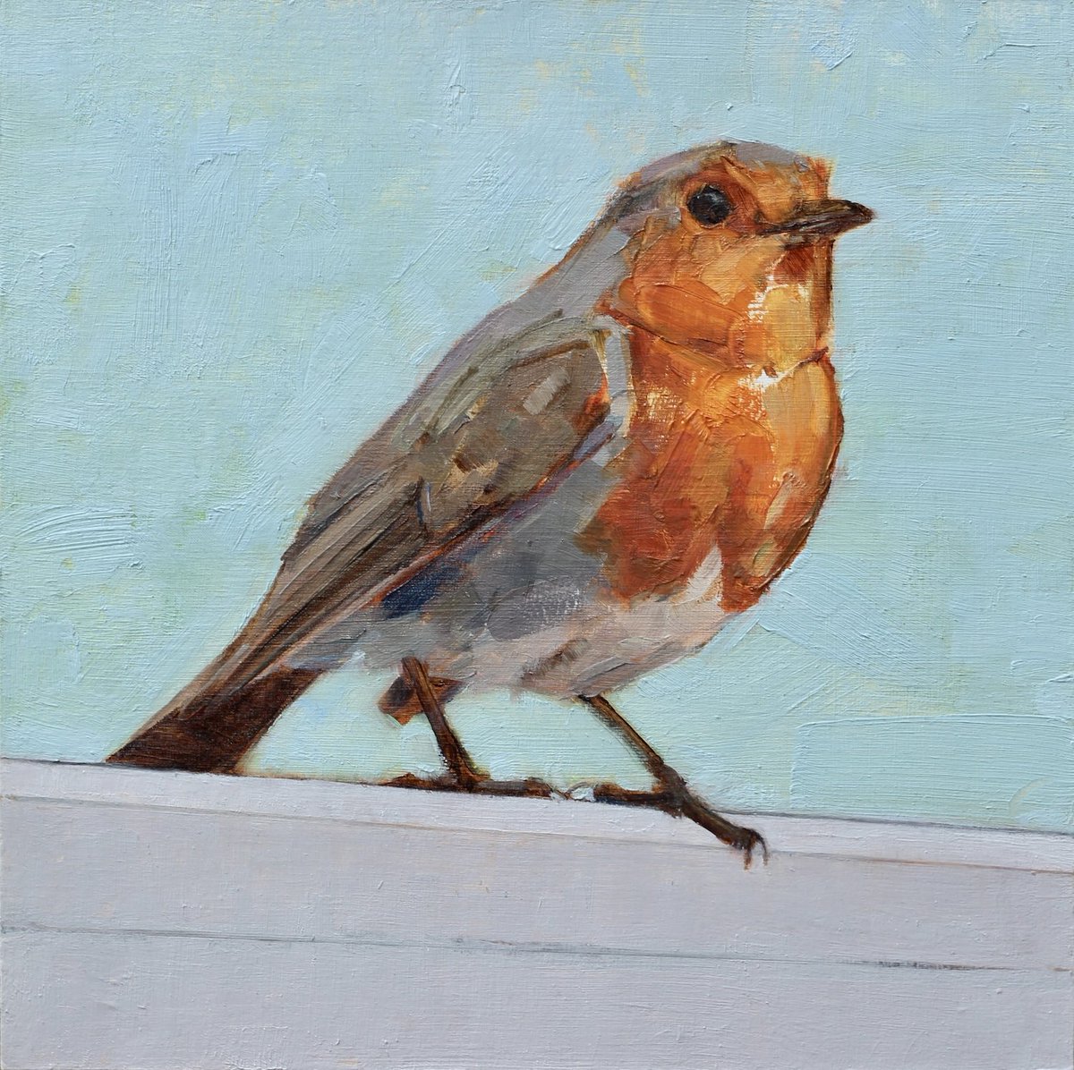 Getting work ready to send to the Roger Billcliffe Gallery for their annual postcard show.  More details to follow. 

Robin - 20x20cm, Oil.

#oilpainting #smallpainting #smallpaintings #artcollector #artistsoninstagram #fineart #contemporaryfineart #painter #contemporarypainter