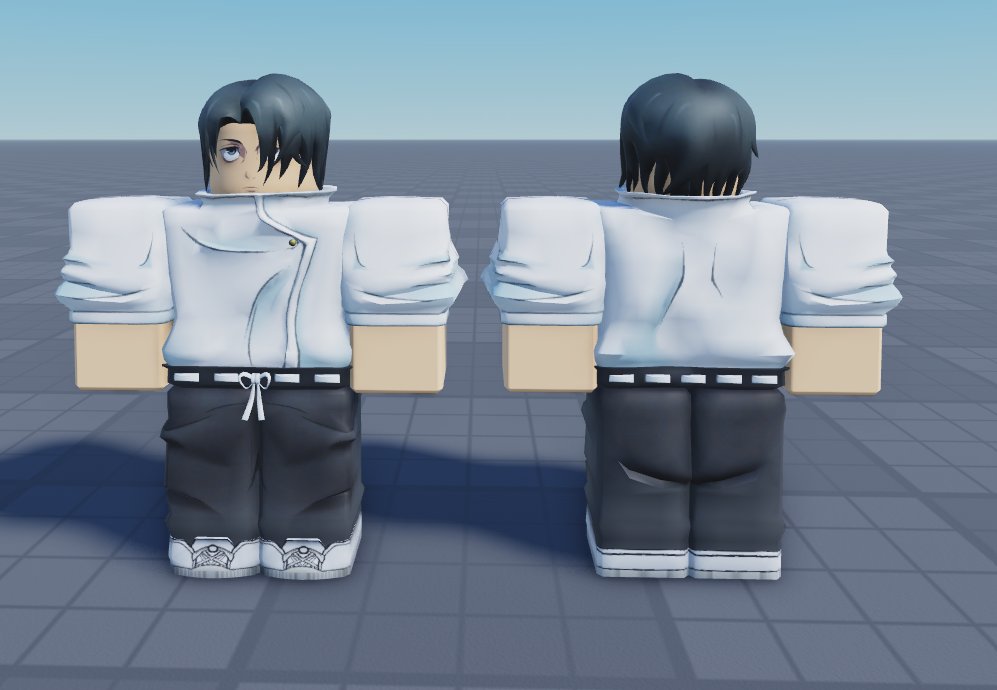 yuta model and t shirt gojo faces are made by @REAL_SIXER121 #RobloxDevs #robloxart #ROBLOX