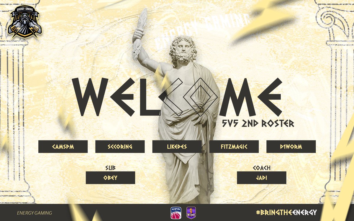 EnergyGHQ's tweet photo. We bring you our roster representing us in the upcoming @2KRisingStars season⚡️
@CamSPM_
@Des_love23
@fitzmagic13
@D1Worm
@Sccoring
@lllObeylll
GFX Credit: @therealtirtis
#BringTheEnergyBack⚡️
@EvThatGuy @HOFLeague2K @WRproamleague @2kCompGames @youFamousEnough https://t.co/oQ6yQsSJWk