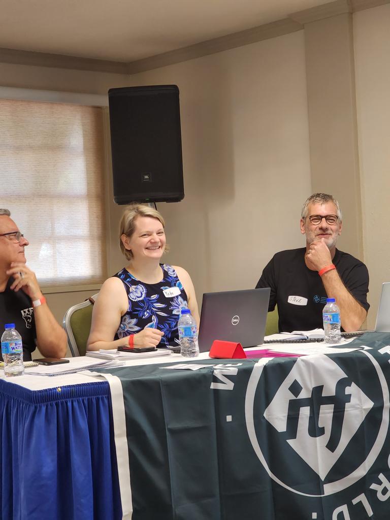 ITF_Americas's tweet image. La aplicación de SST es una iniciativa sindical, habilitado por el Fondo de Gente de Mar de ITF, para incrementar el conocimiento en seguridad y salud en el lugar de trabajo. oshports.org
#ITFSeafarers Trust