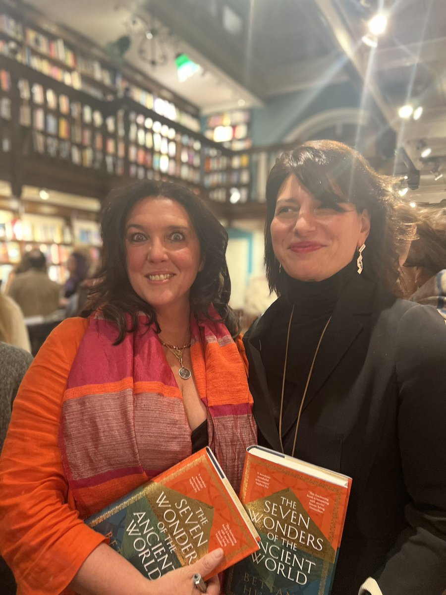 At @bettanyhughes book launch at one of my favourite bookshops @Dauntbooks Can’t wait to dive into #SevenWonders Delighted that Bettany, brilliant historian and author, will be soon visiting #Georgia to make a documentary about #treasures of my country. Watch the space 🎞️ 🇬🇪🇬🇧