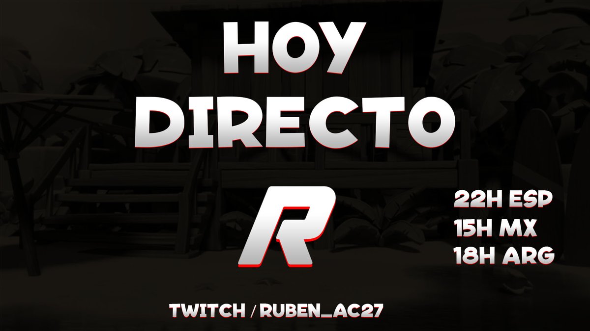 Esta noche improvisamos directo de CoC!
Twitch.tv/Ruben_AC27