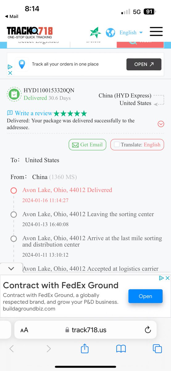 Mrs_SCollier's tweet photo. Do not purchase from #ONLYRESS website. SCAM!!! Also used a fake tracking website. 
Got me for $50. Mind you I ordered from a site hat was spoofed. Shop safe! https://t.co/26hinO5YXt