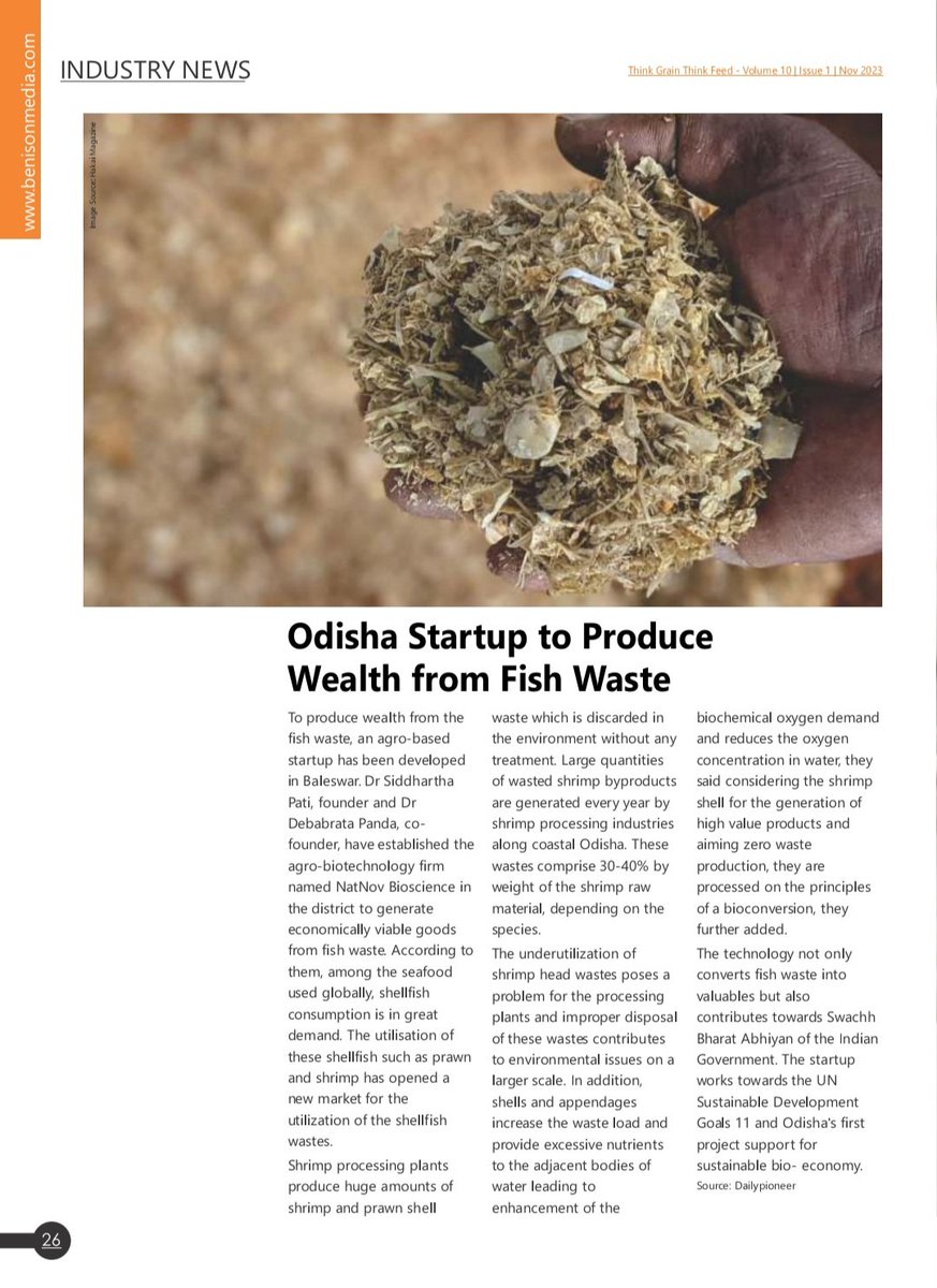 Natnov_Bio's tweet photo. Circular bioeconomy is need at this hour. 

Odisha is rising and shining. 

@CMO_Odisha @nabina_odisha @Naveen_Odisha @krushibibhag https://t.co/BDNCnz2GhH