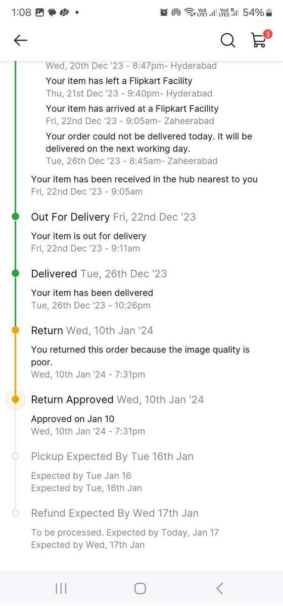 reddy444's tweet photo. @flipkartsupport still my product not picked i want my refund tomorrow https://t.co/naiQtjJrQN