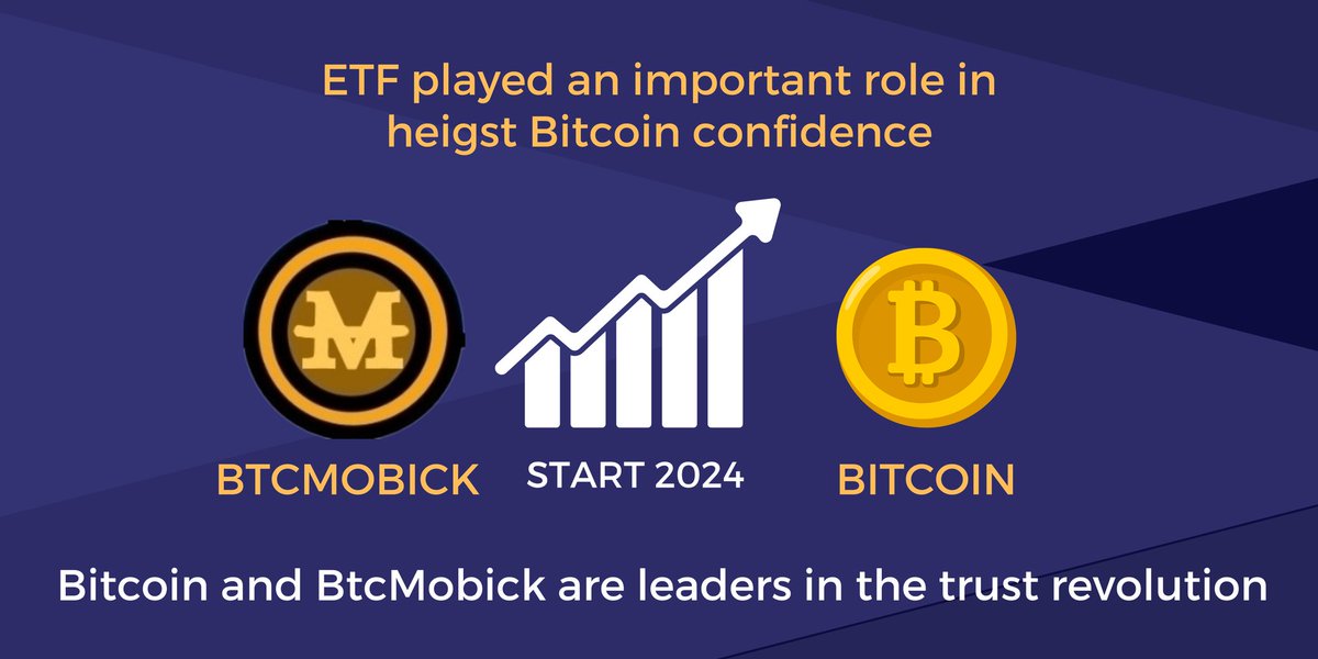 #BTC 은 ETF를 통해 인류에게 신뢰를 더높이 받고있다.

블록체인이 기술적 관점이 아닌 인문학,지정학적 관점에서 철저히 
신뢰가 기반이 되어야 한다는것이 
#BTCMOBICK 의  철학이고 정신이다.

그래야만 블록체인은 인류를 유익하게 할수있다 👥️️🌍👥️️

비트모빅은 신뢰혁명의 리더이다👍